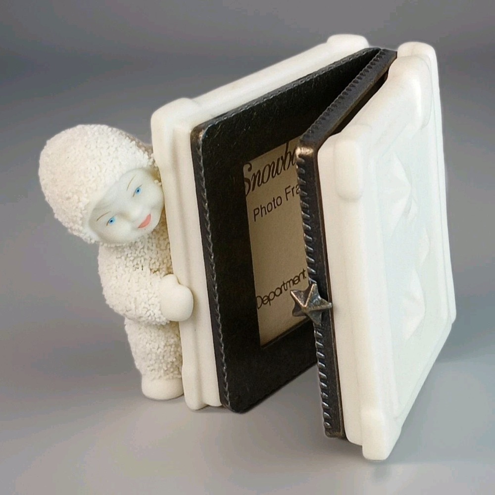 Dept 56 Snow Babies "Just Imagine" Mini Photo Holder 2" High
